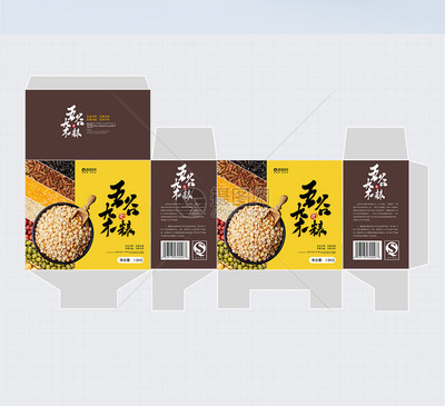 五谷雜糧包裝盒設(shè)計(jì)模板 從傳統(tǒng)到現(xiàn)代的創(chuàng)意融合